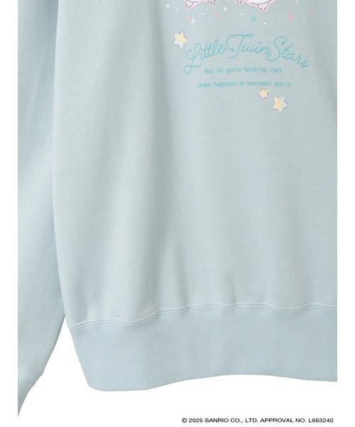 PINK HOUSE(ピンクハウス)の「Little Twin Stars×PINK HOUSE プリントトレーナー(スウェット・レディース・ピンク/ダークブルー/ライトブルー/トップグレー・フリー)」の9枚目の写真