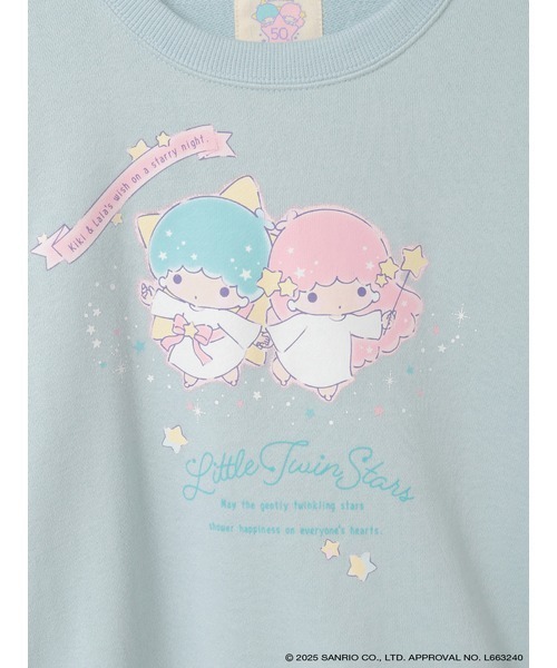 PINK HOUSE(ピンクハウス)の「Little Twin Stars×PINK HOUSE プリントトレーナー(スウェット・レディース・ピンク/ダークブルー/ライトブルー/トップグレー・フリー)」の10枚目の写真