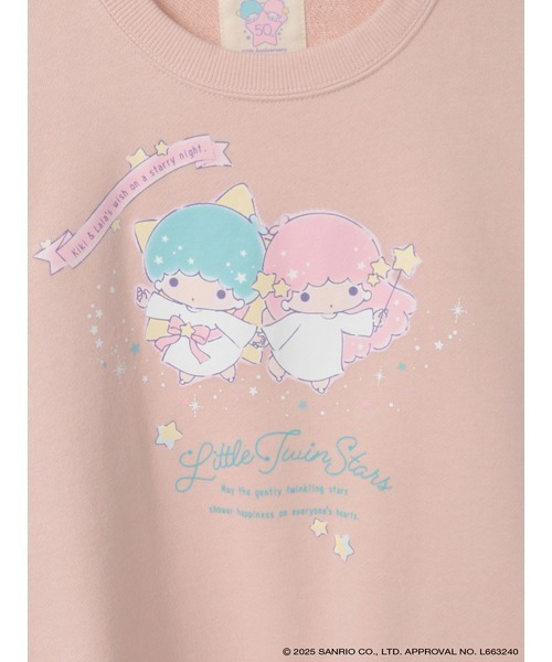 PINK HOUSE(ピンクハウス)の「Little Twin Stars×PINK HOUSE プリントトレーナー(スウェット・レディース・ピンク/ダークブルー/ライトブルー/トップグレー・フリー)」の11枚目の写真
