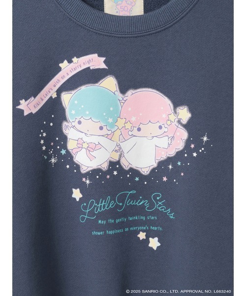 PINK HOUSE(ピンクハウス)の「Little Twin Stars×PINK HOUSE プリントトレーナー(スウェット・レディース・ピンク/ダークブルー/ライトブルー/トップグレー・フリー)」の12枚目の写真