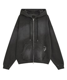 【DEFGARMENTS】PIG BRUSHED HOOD ZIPUP