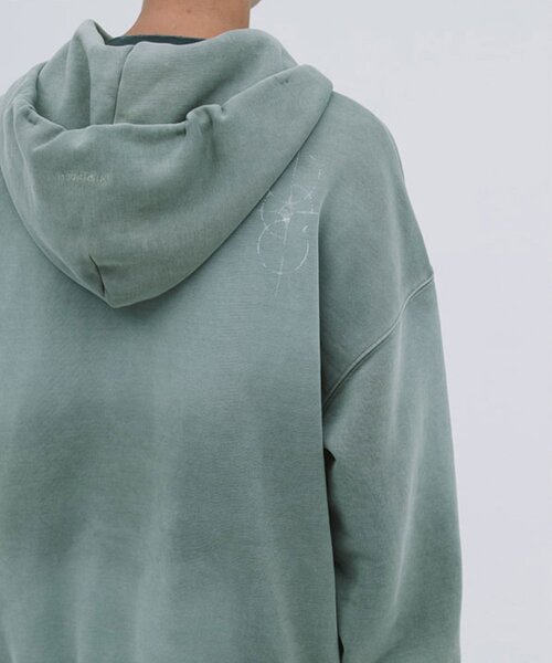 DEFGARMENTS(デフグラメンツ)の「【DEFGARMENTS】PIG BRUSHED HOOD ZIPUP(パーカー・レディース・カーキ/チャコールグレー/ブルー系その他・LARGE/SMALL)」の12枚目の写真