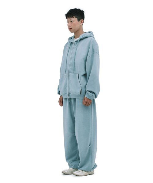 DEFGARMENTS(デフグラメンツ)の「【DEFGARMENTS】PIG BRUSHED HOOD ZIPUP(パーカー・レディース・カーキ/チャコールグレー/ブルー系その他・LARGE/SMALL)」の14枚目の写真