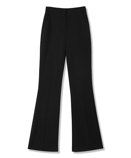Vivacious(ビバシャス)の「Jie Slender Slit Slacks BLACK(スラックス・レディース・ブラック・MEDIUM/LARGE/SMALL)」の2枚目の写真