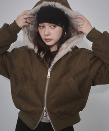 ENVYM | リバーシブルスウェードファーブルゾン(その他アウター)