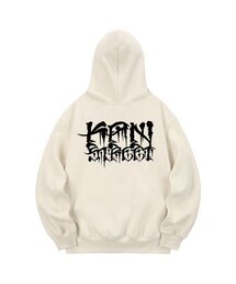 KAN6312（カン6312）の「KHC0183 ダークレタリング起毛フードクリーム（パーカー）」