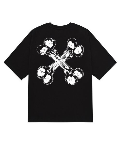 KAN6312(カン6312)の「KGTB0207 エックススカル 20番手 半袖Tシャツ ブラック(Tシャツ/カットソー・メンズ・その他・LARGE/MEDIUM/SMALL/X-LARGE)」の1枚目の写真