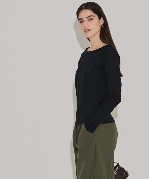 coca(coca)(コカ)の「ボートネックカットソー(Tシャツ/カットソー・レディース・ブラック/ホワイト・L/M/S)」の11枚目の写真