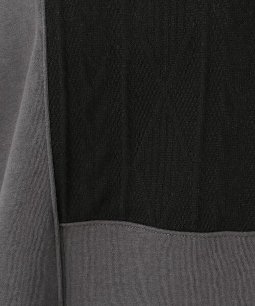 one'sterrace(ワンズテラス)の「ケーブルニットソードッキングプルオーバー(Tシャツ/カットソー・レディース・アイボリー系8/ブラック系8/グレー系4・02)」の15枚目の写真