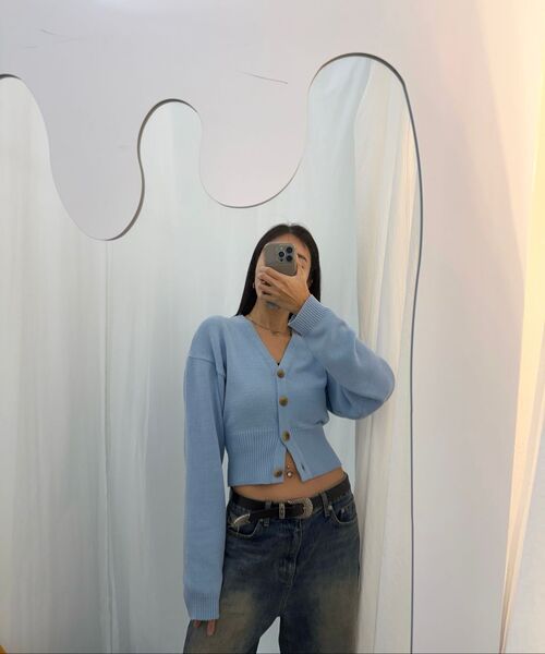 NAKED SURF CLUB(ネイキッドサーフクラブ)の「レタリングローライズデニムパンツ(インディゴブルー)(デニムパンツ・レディース・その他・SMALL/MEDIUM)」の5枚目の写真