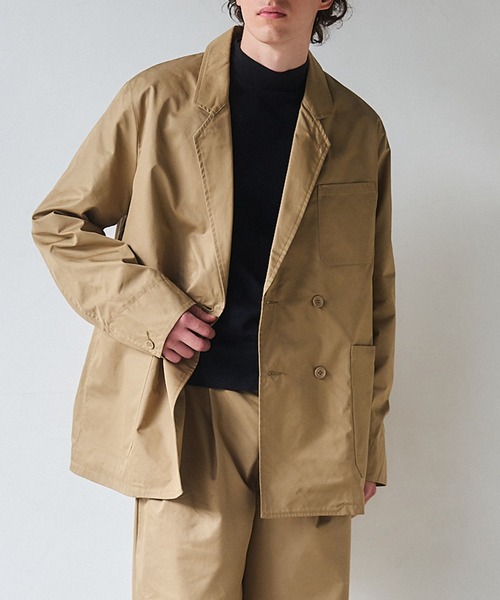 NewAnce(ニュアンス)の「【NewAnce】Hidensity Original Twill Double Jacket / ハイデンシティーオリジナルツイルジャケット -オリジナルツイルシリーズ- ≪セットアップ対応≫(テーラードジャケット・メンズ・ベージュ/ブラック・M/L)」の20枚目の写真