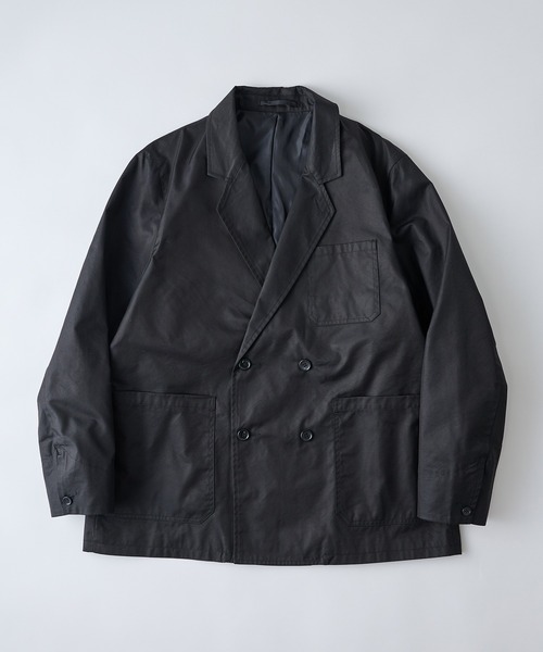 NewAnce(ニュアンス)の「【NewAnce】Hidensity Original Twill Double Jacket / ハイデンシティーオリジナルツイルジャケット -オリジナルツイルシリーズ- ≪セットアップ対応≫(テーラードジャケット・メンズ・ベージュ/ブラック・M/L)」の3枚目の写真