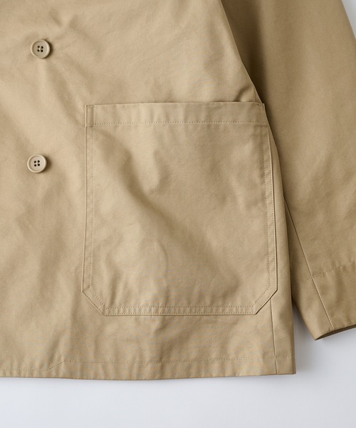 NewAnce(ニュアンス)の「【NewAnce】Hidensity Original Twill Double Jacket / ハイデンシティーオリジナルツイルジャケット -オリジナルツイルシリーズ- ≪セットアップ対応≫(テーラードジャケット・メンズ・ベージュ/ブラック・M/L)」の9枚目の写真