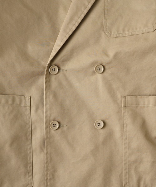 NewAnce(ニュアンス)の「【NewAnce】Hidensity Original Twill Double Jacket / ハイデンシティーオリジナルツイルジャケット -オリジナルツイルシリーズ- ≪セットアップ対応≫(テーラードジャケット・メンズ・ベージュ/ブラック・M/L)」の11枚目の写真