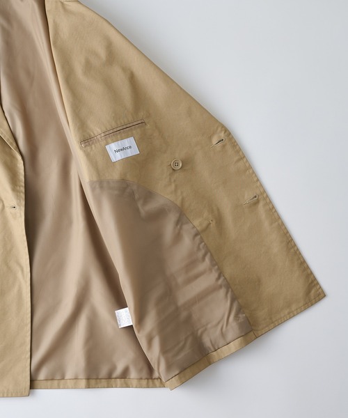 NewAnce(ニュアンス)の「【NewAnce】Hidensity Original Twill Double Jacket / ハイデンシティーオリジナルツイルジャケット -オリジナルツイルシリーズ- ≪セットアップ対応≫(テーラードジャケット・メンズ・ベージュ/ブラック・M/L)」の12枚目の写真
