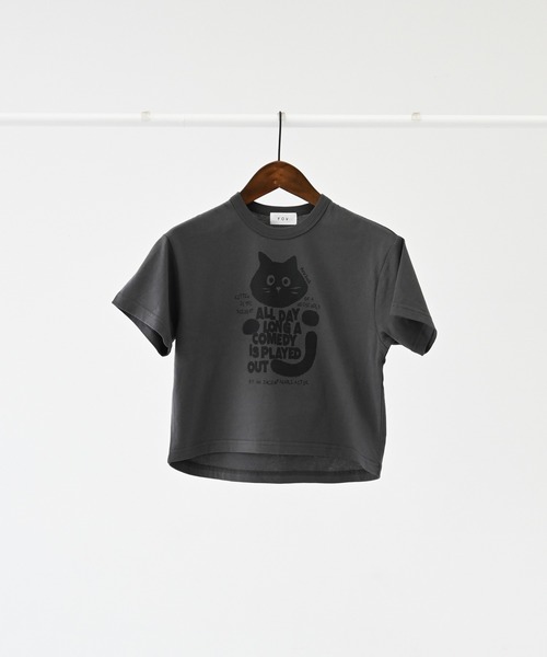 FOV（フォブ）の「FOV/フォブ F/B CAT Tシャツ（Tシャツ/カットソー・キッズ・チャコールグレー/ホワイト/ベージュ系その他・90cm/100cm/110cm/120cm/130cm）」の11枚目の写真