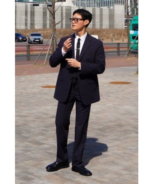 NONBLANK（ノンブランク）の「[SAINT YEAR] セミオーバーフィットブレザー_NAVY（テーラードジャケット・メンズ・その他・MEDIUM/XX-LARGE）」の8枚目の写真