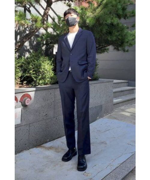 NONBLANK（ノンブランク）の「[SAINT YEAR] セミオーバーフィットブレザー_NAVY（テーラードジャケット・メンズ・その他・MEDIUM/XX-LARGE）」の2枚目の写真