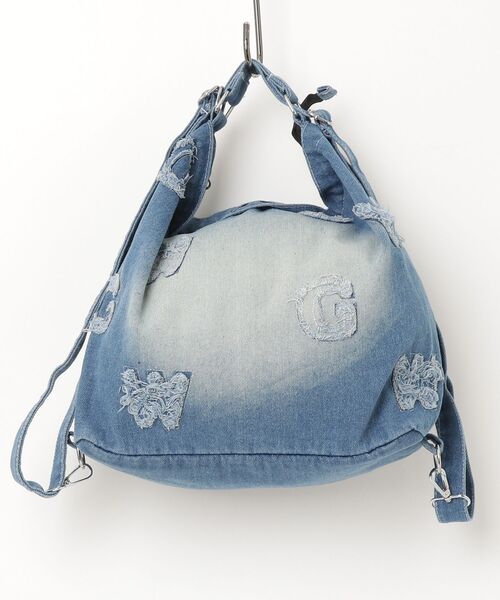 crossi(クロッシー)の「ロゴワッペンデニムショルダーバッグ(ショルダーバッグ・レディース・ネイビー/ブラック/ブルー・FREE)」の21枚目の写真
