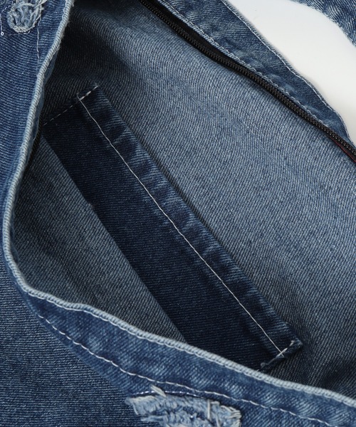 crossi(クロッシー)の「ロゴワッペンデニムショルダーバッグ(ショルダーバッグ・レディース・ネイビー/ブラック/ブルー・FREE)」の11枚目の写真