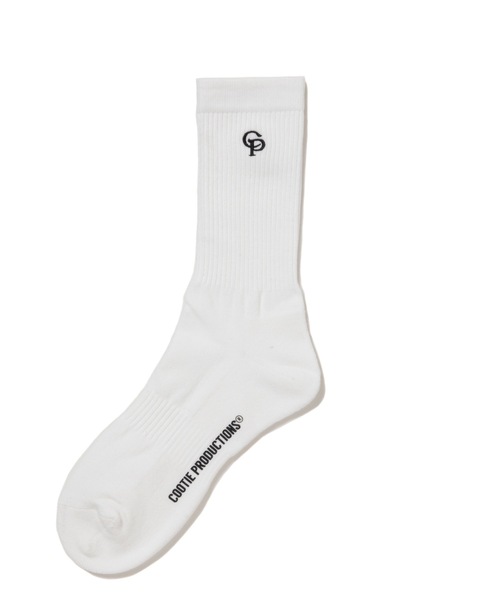 COOTIE PRODUCTIONS（クーティープロダクションズ）の「Raza Middle Socks（ソックス/靴下・メンズ・オフホワイト/ブラック/アッシュグレー・FREE）」の2枚目の写真