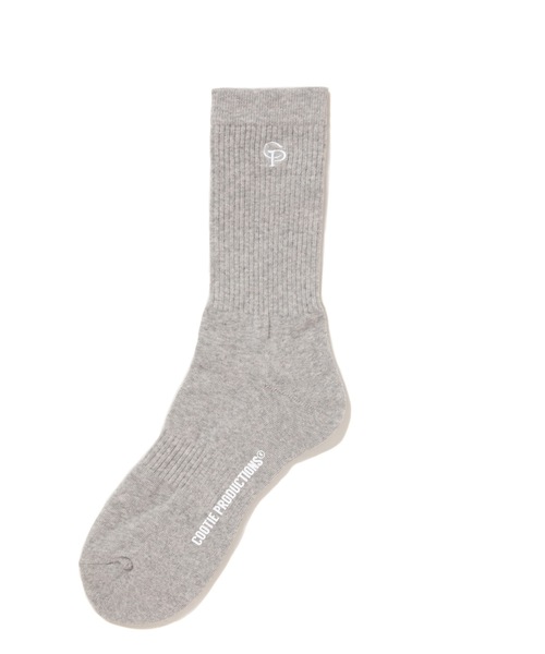 COOTIE PRODUCTIONS（クーティープロダクションズ）の「Raza Middle Socks（ソックス/靴下・メンズ・オフホワイト/ブラック/アッシュグレー・FREE）」の3枚目の写真