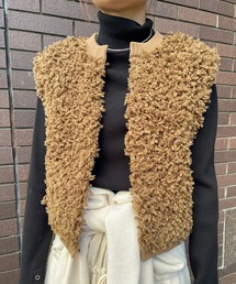 Ameri（アメリ）の「UND COMPACT BOA KNIT VEST（ベスト）」