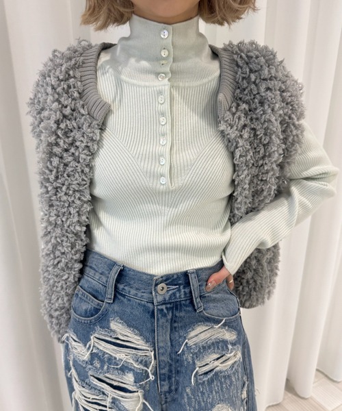 UND COMPACT BOA KNIT VEST（ベスト）｜Ameri（アメリ）のファッション