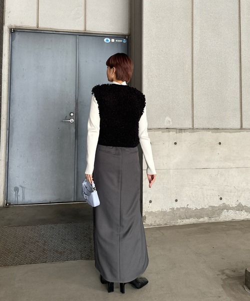UND COMPACT BOA KNIT VEST（ベスト）｜Ameri（アメリ）のファッション