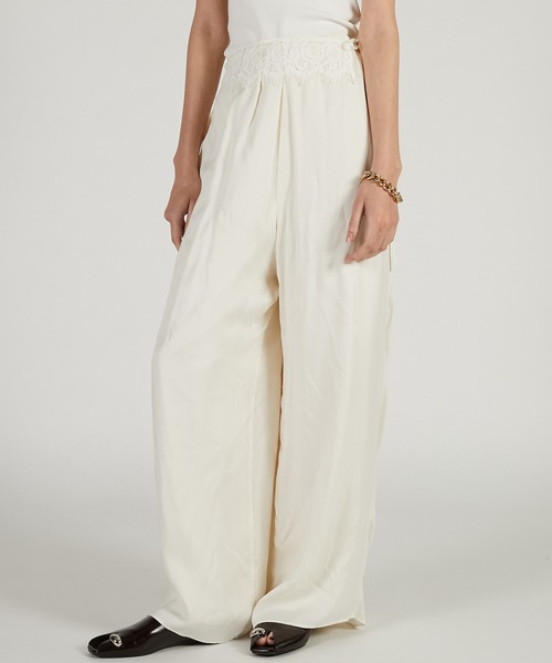 PRANK PROJECT（プランクプロジェクト）の「フィブリルキュプライージーパンツ / Fibrill Cupra Easy Pants（その他パンツ・レディース・チャコールグレー/ホワイト/ブラウン・38/36）」の16枚目の写真