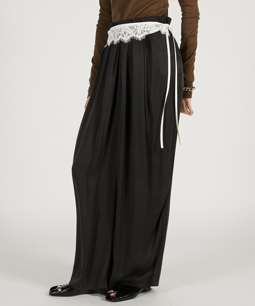 PRANK PROJECT（プランクプロジェクト）の「フィブリルキュプライージーパンツ / Fibrill Cupra Easy Pants（その他パンツ・レディース・チャコールグレー/ホワイト/ブラウン・38/36）」の20枚目の写真