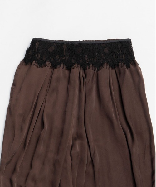 PRANK PROJECT（プランクプロジェクト）の「フィブリルキュプライージーパンツ / Fibrill Cupra Easy Pants（その他パンツ・レディース・チャコールグレー/ホワイト/ブラウン・38/36）」の7枚目の写真