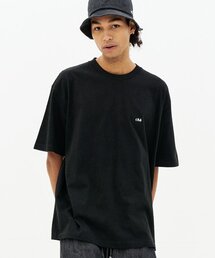 CONTROBANAL3（コントロバナレー）の「チビエ オーバーサイズ 半袖Tシャツ [ブラック]（Tシャツ/カットソー）」