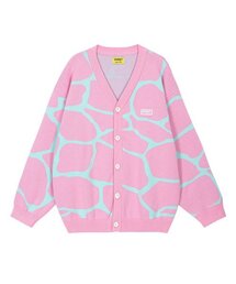 DORKY（ドルキ）の「Animal Pattern Cardigan Pink（カーディガン/ボレロ）」