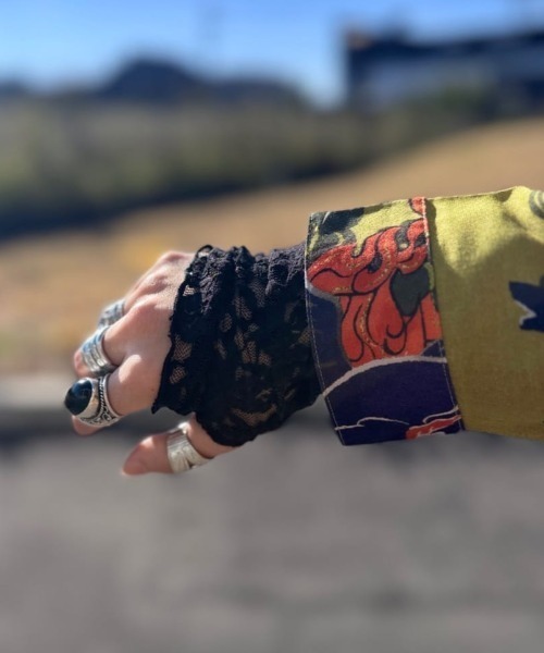 チャイハネ（チャイハネ）の「【チャイハネ】リエシーインナートップス（Tシャツ/カットソー・レディース・ブラック/ネイビー/レッド/ホワイト・FREE）」の11枚目の写真