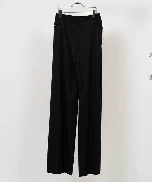 KEISUKEYOSHIDA（ケイスケヨシダ）の「Forward-Gathered Tuck Trousers（スラックス・レディース・ブラック/グレー・S/M/L）」の17枚目の写真