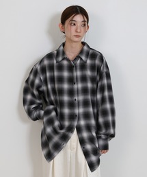 select MOCA | チェックシアーオーバーシャツ(シャツ/ブラウス)