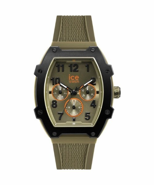 ICE WATCH(アイスウォッチ)の「「Ice-Watch アイスウォッチ」ICE boliday アイスボリデイ -Plastic - Medium - MT(アナログ腕時計・メンズ・ブラック×ゴールド/カーキ/ブラック×レッド/ホワイト×ブルー・FREE)」の2枚目の写真