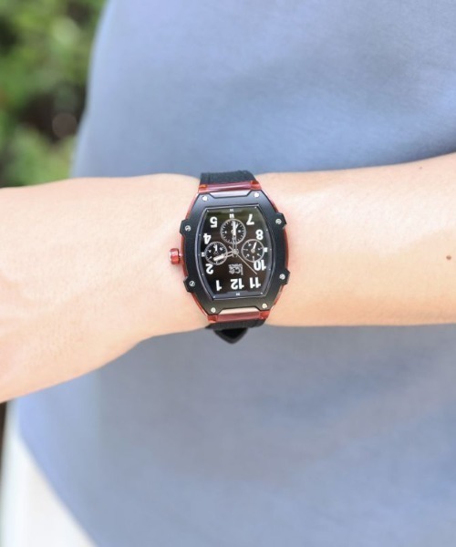 ICE WATCH(アイスウォッチ)の「「Ice-Watch アイスウォッチ」ICE boliday アイスボリデイ -Plastic - Medium - MT(アナログ腕時計・メンズ・ブラック×ゴールド/カーキ/ブラック×レッド/ホワイト×ブルー・FREE)」の6枚目の写真