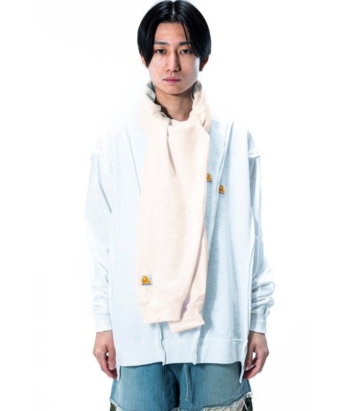 DISCOVERED(ディスカバード)の「Sweat Muffler(マフラー・メンズ・ブラック/ホワイト・FREE)」の2枚目の写真