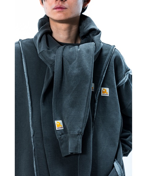 DISCOVERED(ディスカバード)の「Sweat Muffler(マフラー・メンズ・ブラック/ホワイト・FREE)」の7枚目の写真