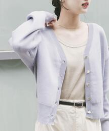 ITEMS URBANRESEARCH | 『イージーケア』スウェットライクVネックカーディガン(楽着シリーズ)(ニット/セーター)