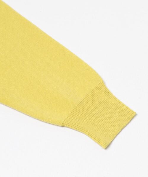 ITEMS URBANRESEARCH（アイテムズ アーバンリサーチ）の「『イージーケア』スウェットライクVネックカーディガン（ニット/セーター・レディース・ネイビー/パープル系その他/オフホワイト/イエロー系その他・FREE）」の22枚目の写真