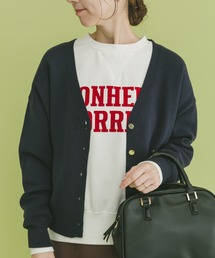ITEMS URBANRESEARCH | スウェットライクVネックカーデ(ニット/セーター)
