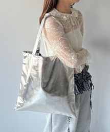 【SANSeLF】メタリックトートバッグ saa25a233