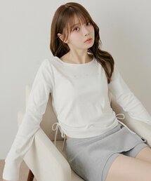 ラインストーンロゴロンT