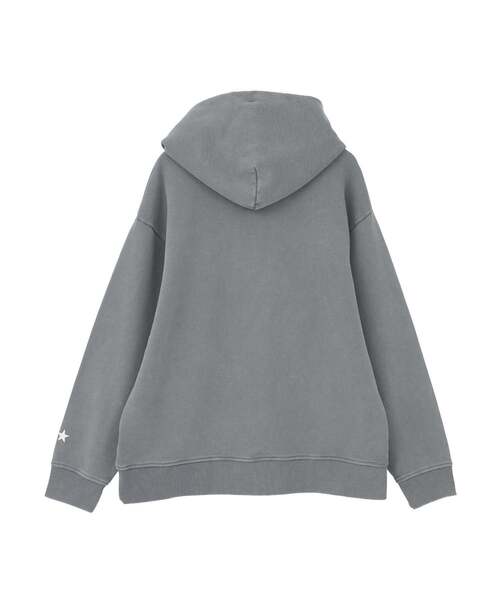 CONVERSE TOKYO(コンバーストウキョウ)の「LOGO PRINT HOTFIX HOODIE(パーカー・レディース・ブラック/グレー/サックスブルー・SMALL/MEDIUM)」の13枚目の写真
