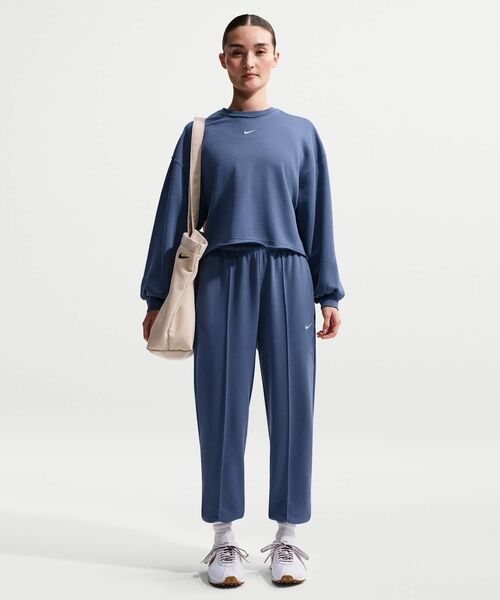NIKE(ナイキ)の「ナイキ スポーツウェア チル テリー ウィメンズ オーバーサイズド フレンチ テリー クルーネック スウェットシャツ / Nike Sportswear Chill Terry Women's Oversized French Terry Crew-Neck Sweatshirt IF0229-461 Mystic Navy(スウェット・レディース・ブルー系その他・XL/XS/S/L/M)」の6枚目の写真