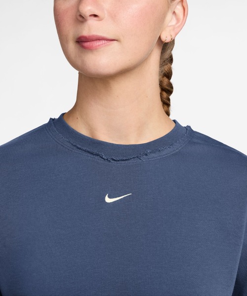 NIKE(ナイキ)の「ナイキ スポーツウェア チル テリー ウィメンズ オーバーサイズド フレンチ テリー クルーネック スウェットシャツ / Nike Sportswear Chill Terry Women's Oversized French Terry Crew-Neck Sweatshirt IF0229-461 Mystic Navy(スウェット・レディース・ブルー系その他・XL/XS/S/L/M)」の3枚目の写真