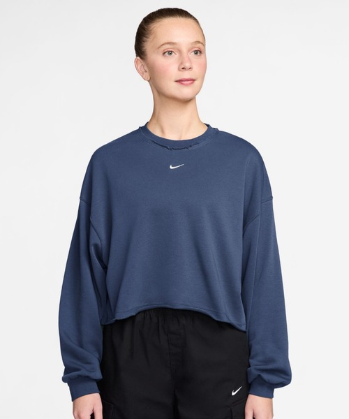 NIKE(ナイキ)の「ナイキ スポーツウェア チル テリー ウィメンズ オーバーサイズド フレンチ テリー クルーネック スウェットシャツ / Nike Sportswear Chill Terry Women's Oversized French Terry Crew-Neck Sweatshirt IF0229-461 Mystic Navy(スウェット・レディース・ブルー系その他・XL/XS/S/L/M)」の12枚目の写真